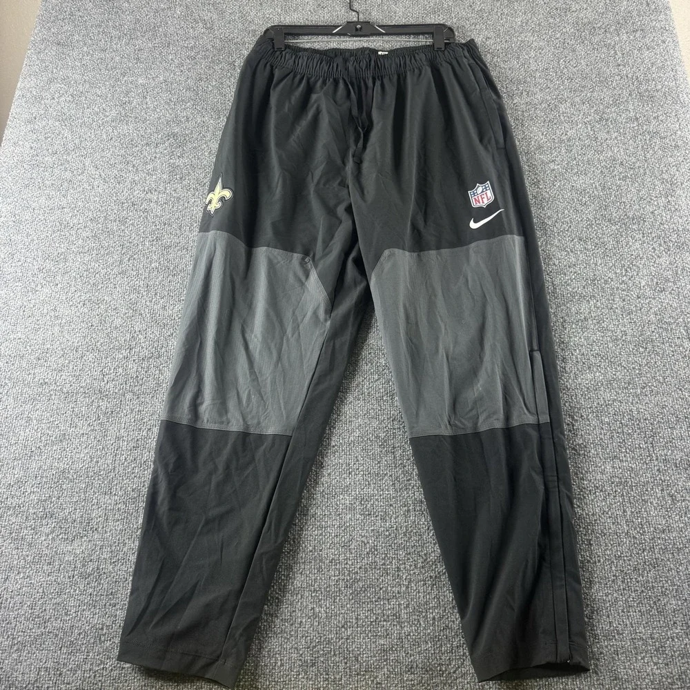 New Orleans Saints Pants Mens Large Black NFL Football Nike Player Issue